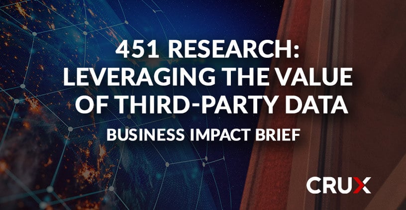 451 Research: Leveraging the Value of Third-Party Data